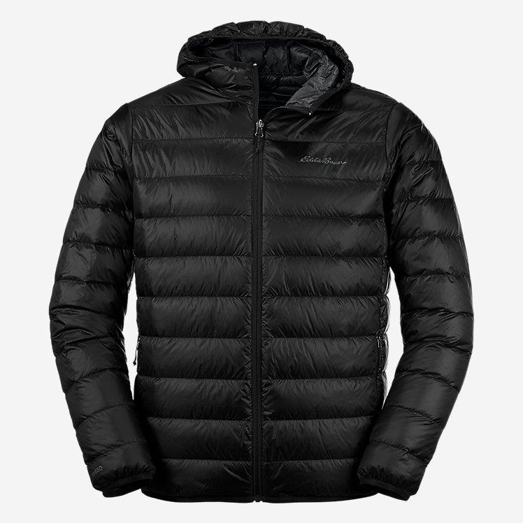 

Ультра легкий пуховик Eddie Bauer Men's Cirruslite Down Hooded Jacket Black L