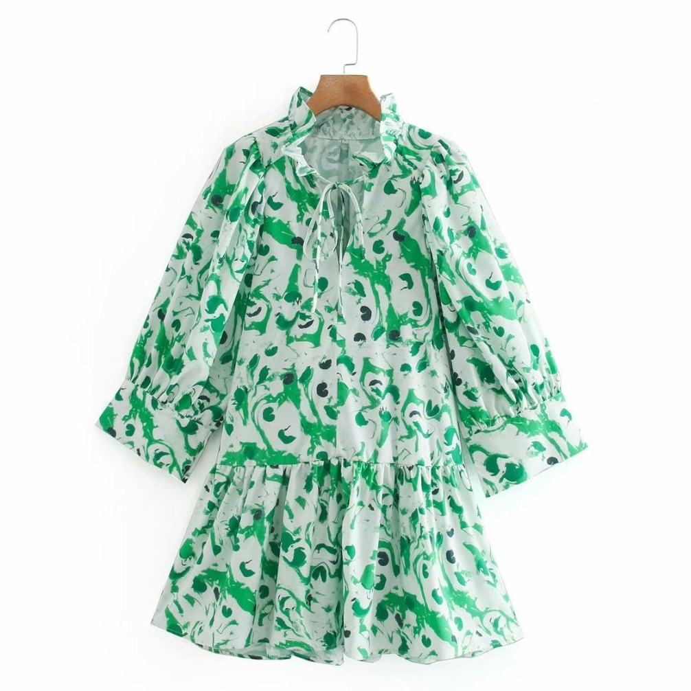

Плаття жіноче міні Paint smear Berni Fashion (L) Зелений