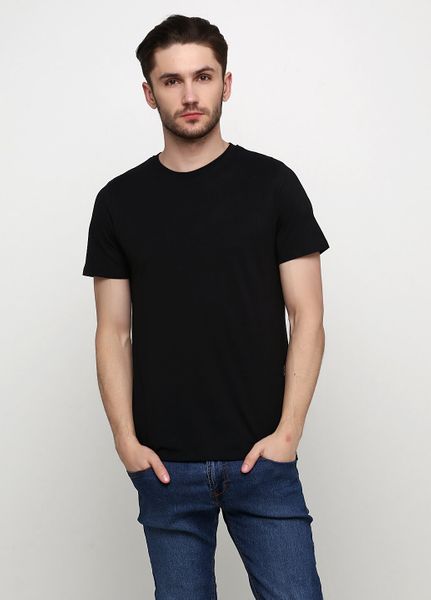 

Футболка мужская JACK&JONES S Черная (1077-701)