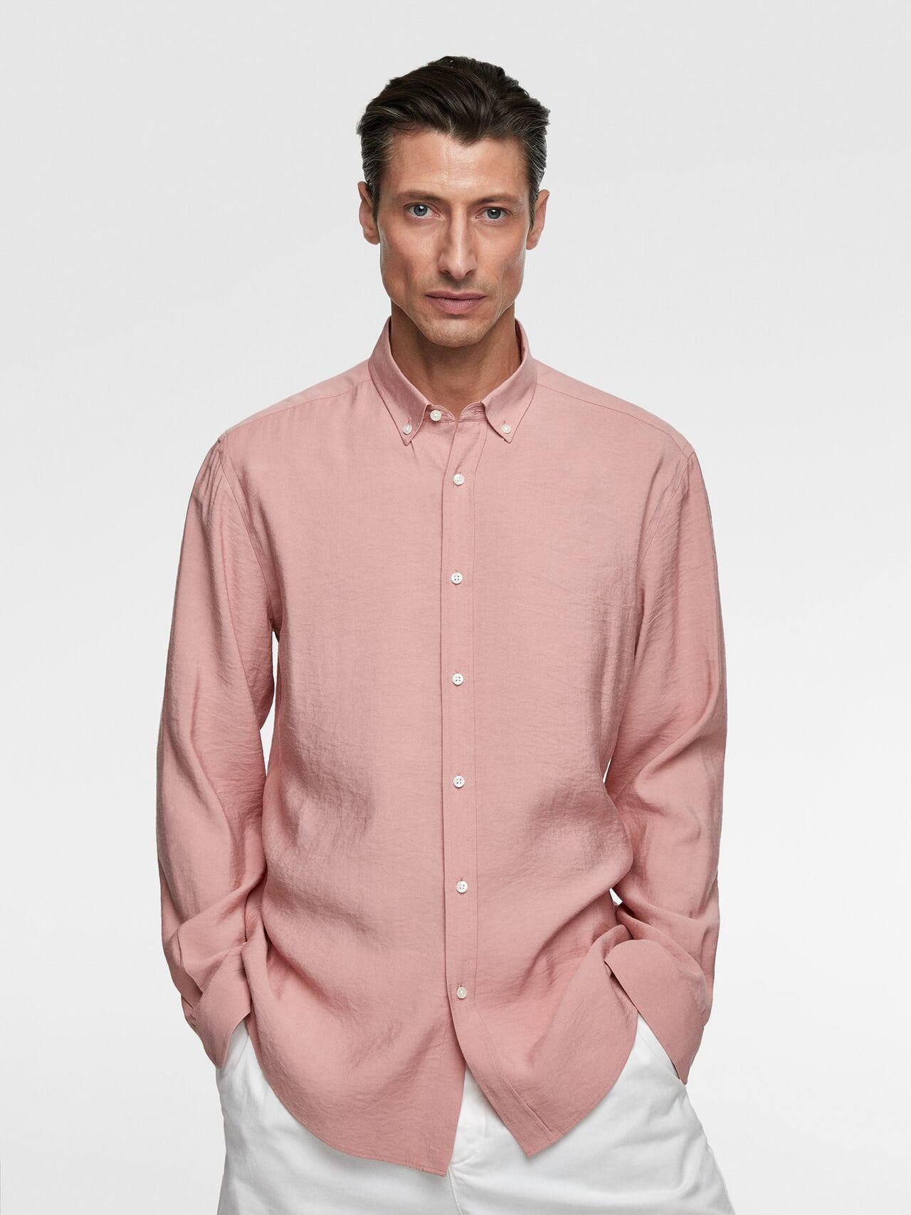 

Рубашка Zara 6048/281/620-ACWG M Розовая