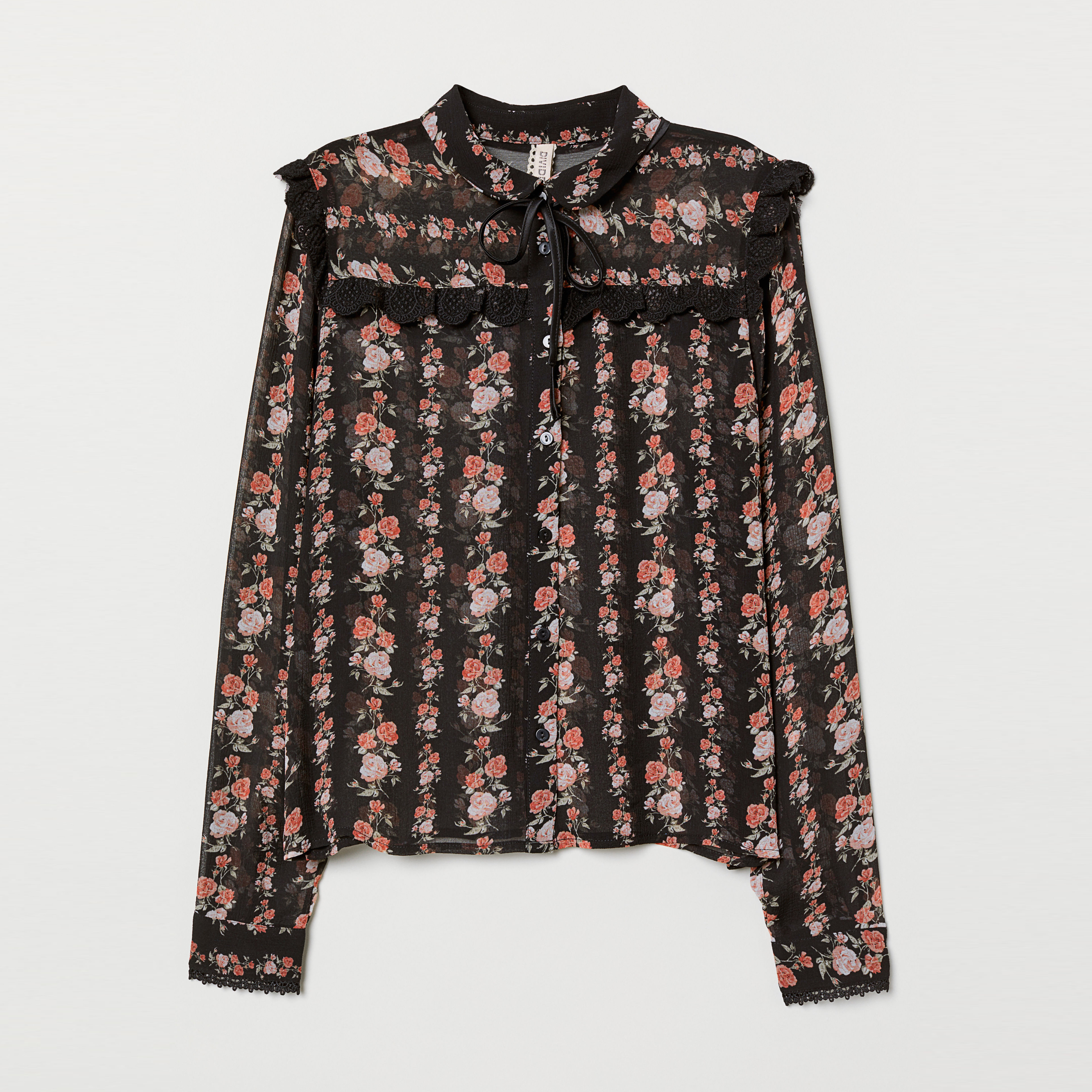 

Блузка H&M 6586278-ADMZ 34 Черная