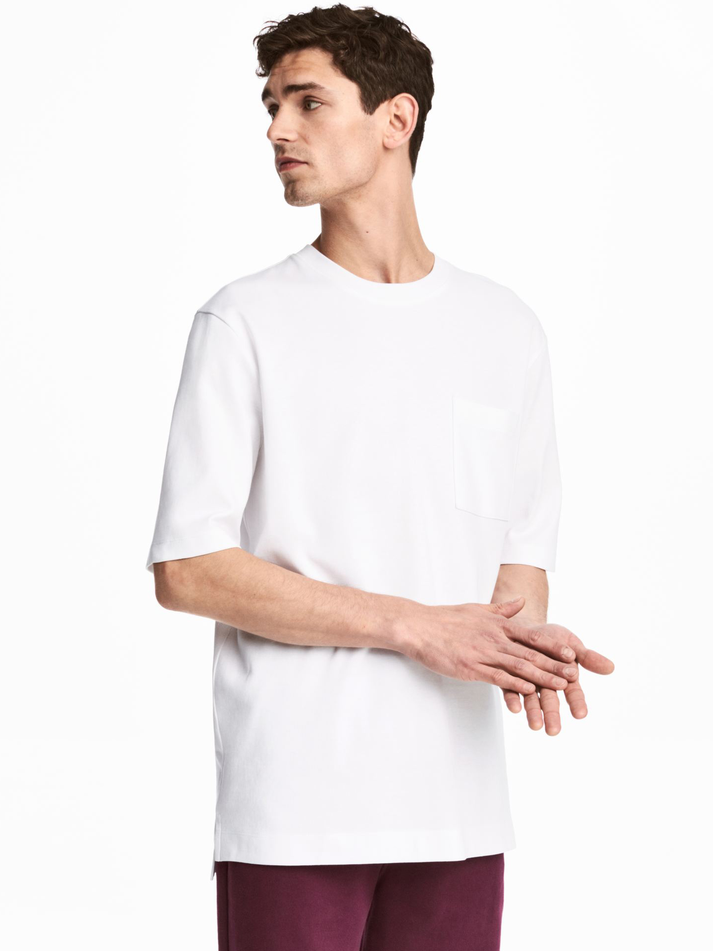 

Футболка H&M 5100366RP21 S Белая