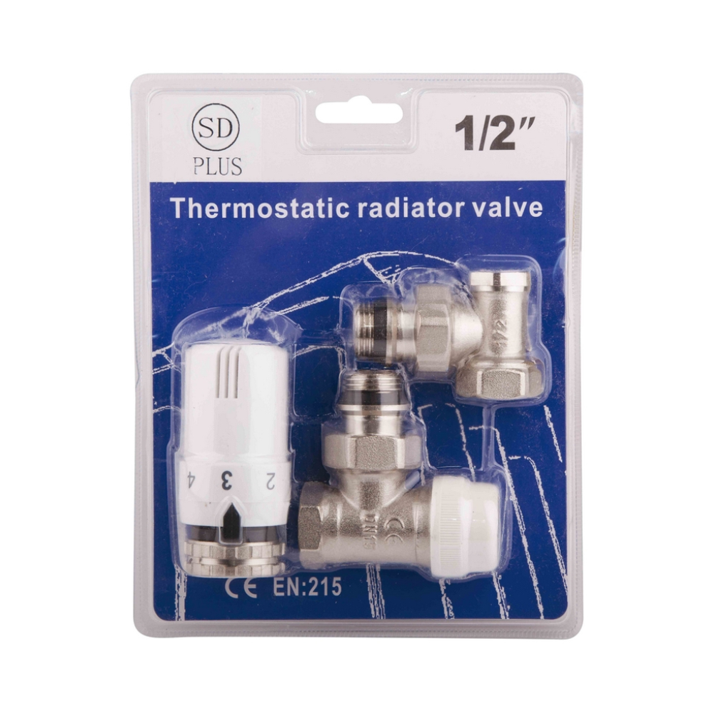 

Комплект термостатичний SD Plus 1/2" для радиатора угловой SD352W15