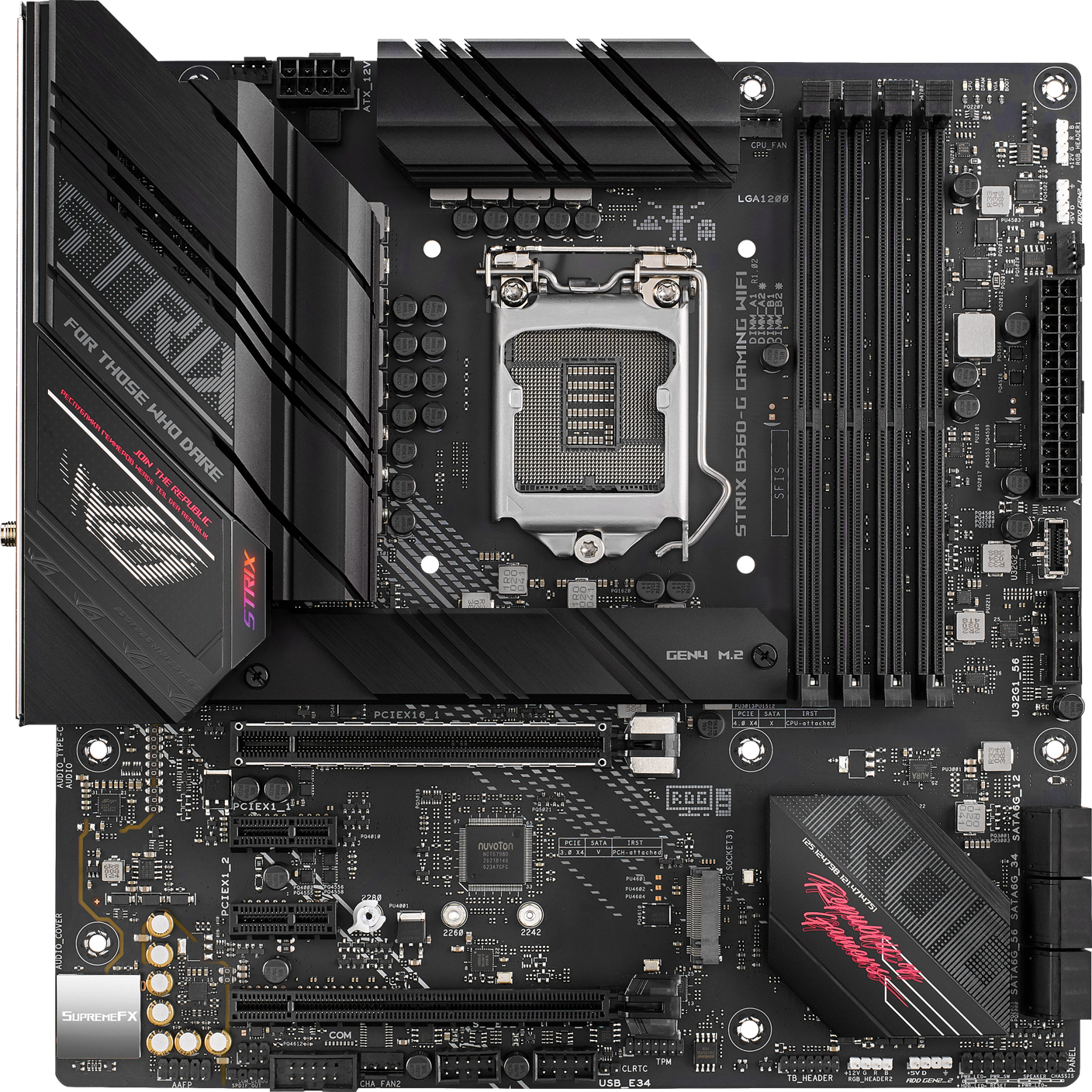 

Материнская плата Asus ROG STRIX B560-G GAMING WIFI (s1200, Intel B560, PCI-Ex16)