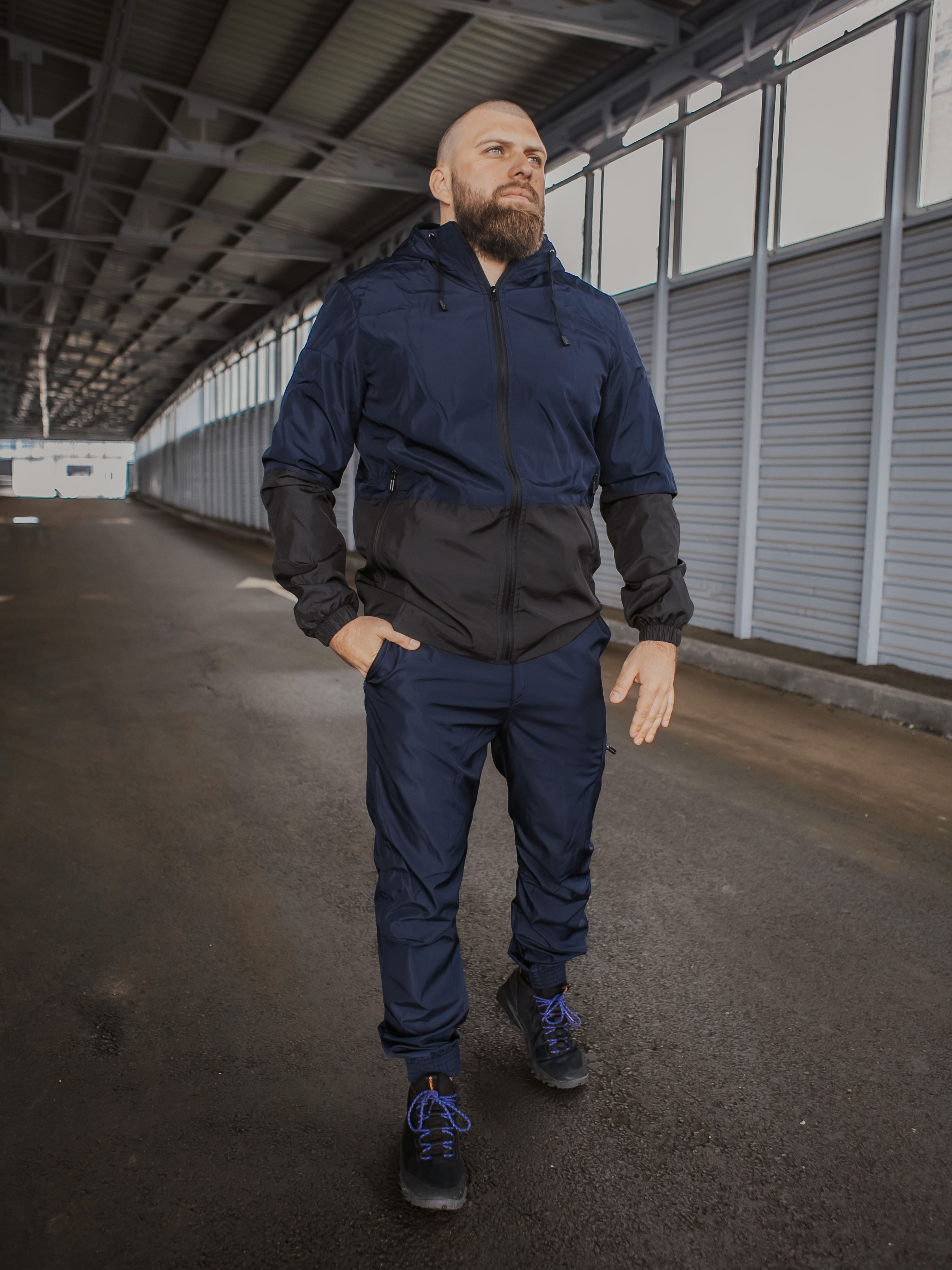 

Спортивный костюм IBR Softshell light 1586808844 2XL Синий с черным