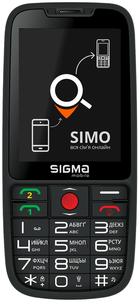 

Мобильный телефон Sigma mobile Comfort 50 Elegance3 Black SIMO Assistant