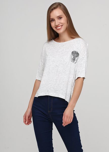 

Футболка H&M M Серая (1093-381)