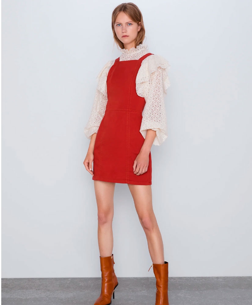 

Сарафан ZARA 7808925 S Помаранчевий