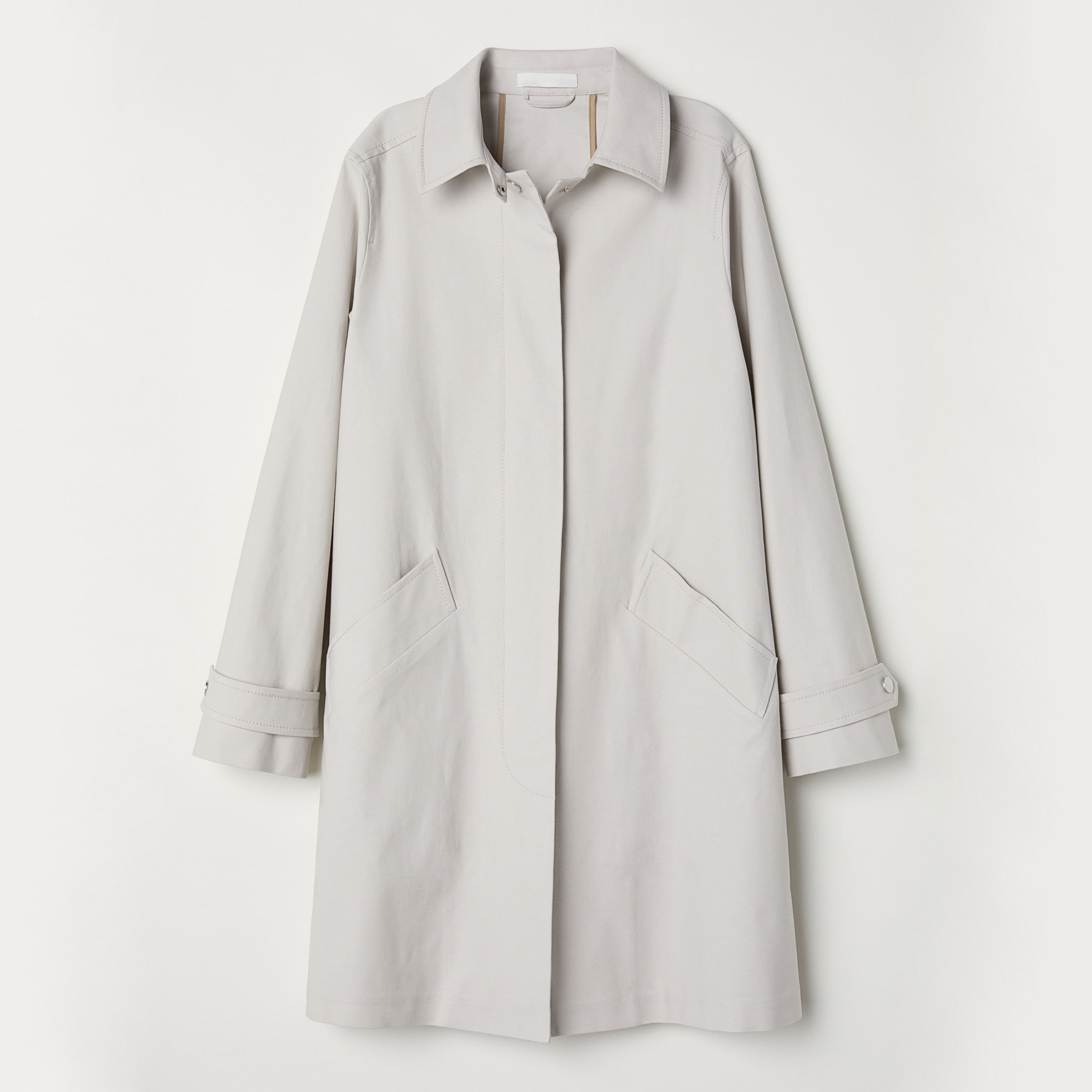 

Плащ H&M 6316297-ACWW 32 Светло-серый