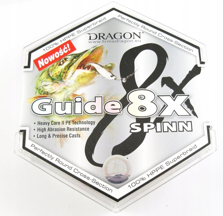 

Шнур Dragon Guide 8x Spin 150м 0.15мм