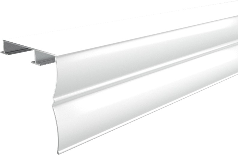 

Карниз алюминиевый Алюпро ПАС-1859 43х45 Белый 3 м двухрядный (с комплектом фурнитуры) (Н0000023001)