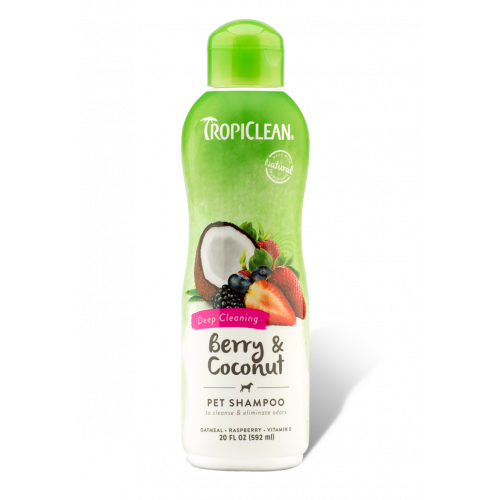 

Шампунь для собак и кошек глубокого очищения Tropiclean Berry Clean Shampoo - Косметика для собак и кошек 592 мл