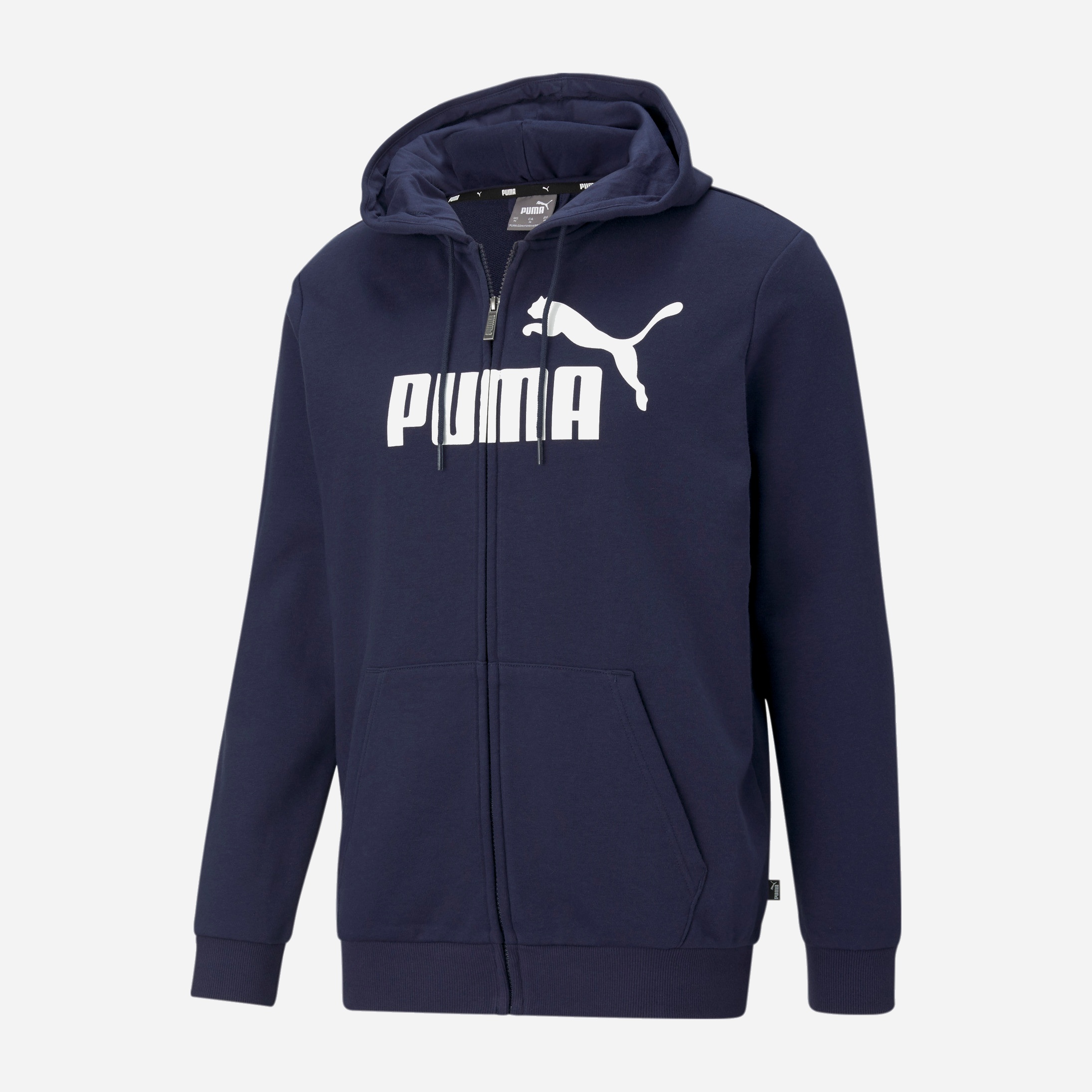 

Толстовка Puma Ess Big Logo Fz Hoodie 58670006 S Peacoat