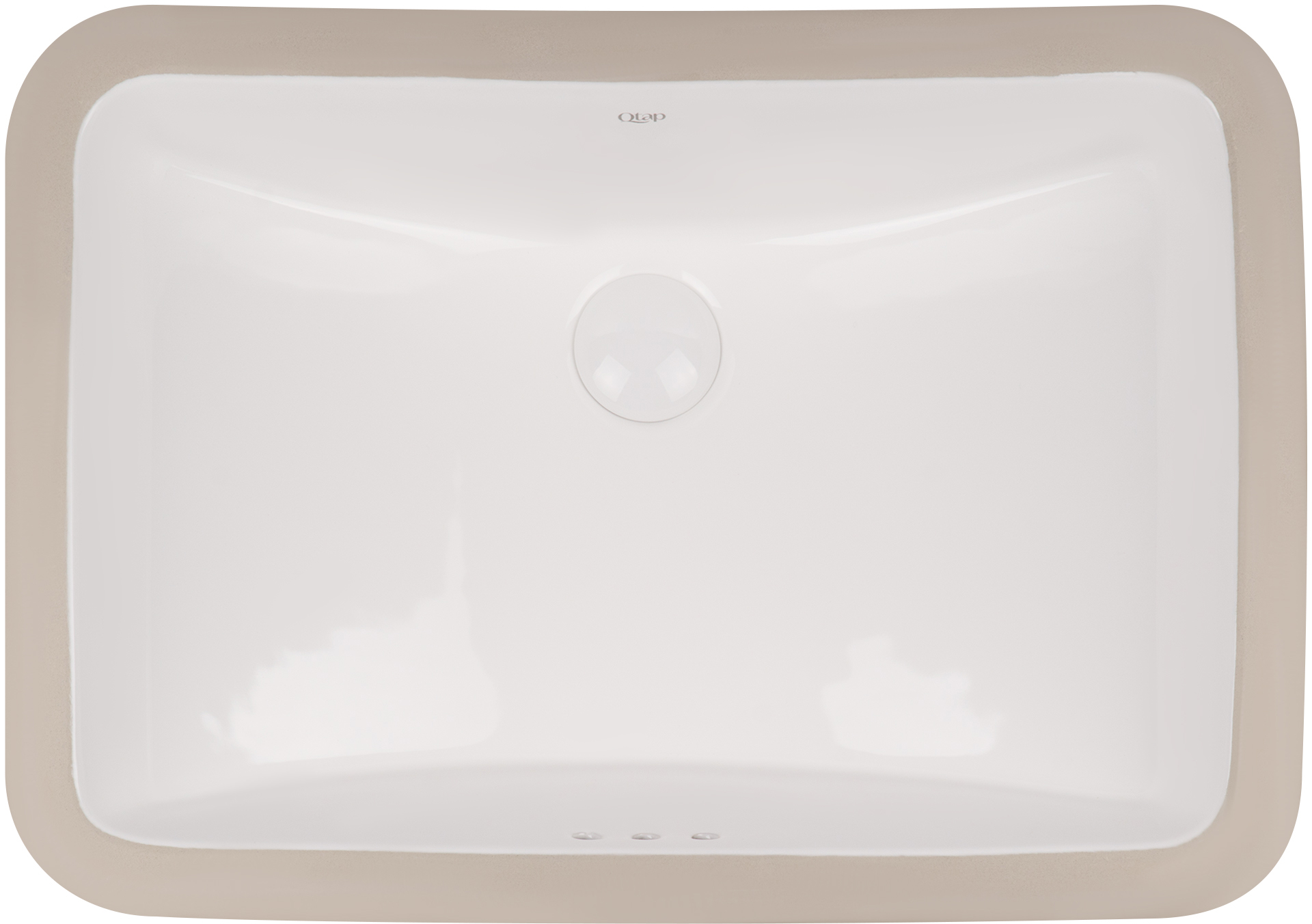

Раковина QTAP Stork QT15116032W с донным клапаном