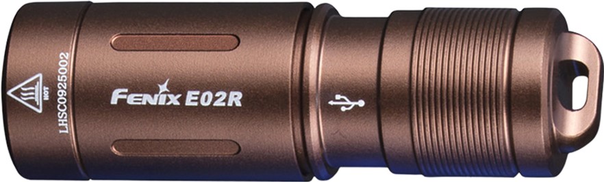 

Фонарь ручной Fenix E02R Бронзовый