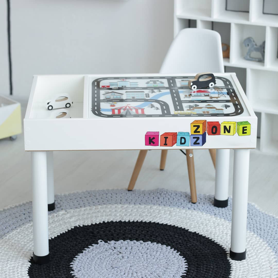 

Детский световой стол-песочница KidzZone Премиум Белый