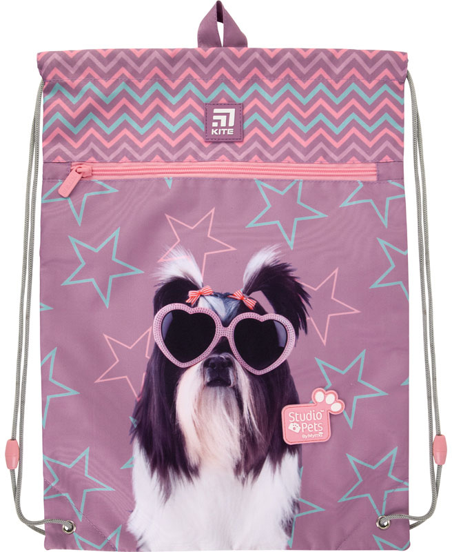 

Сумка для обуви с карманом Kite Education Studio Pets 46x33 см (SP21-601M-3)