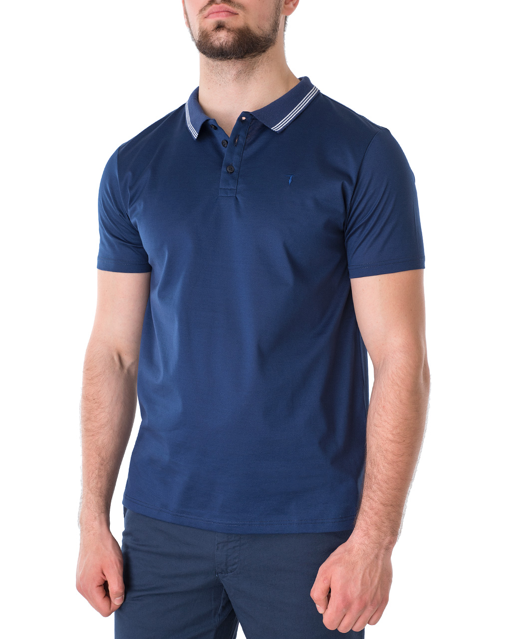 

Футболка Поло чоловіча TRUSSARDI JEANS (52T00501-1T003602-U290/21-2) Синій XXXL