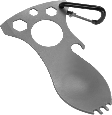 

Ложка-мультитул с карабином Summit 8-in-1 Multi Function Dining Tool (662000)