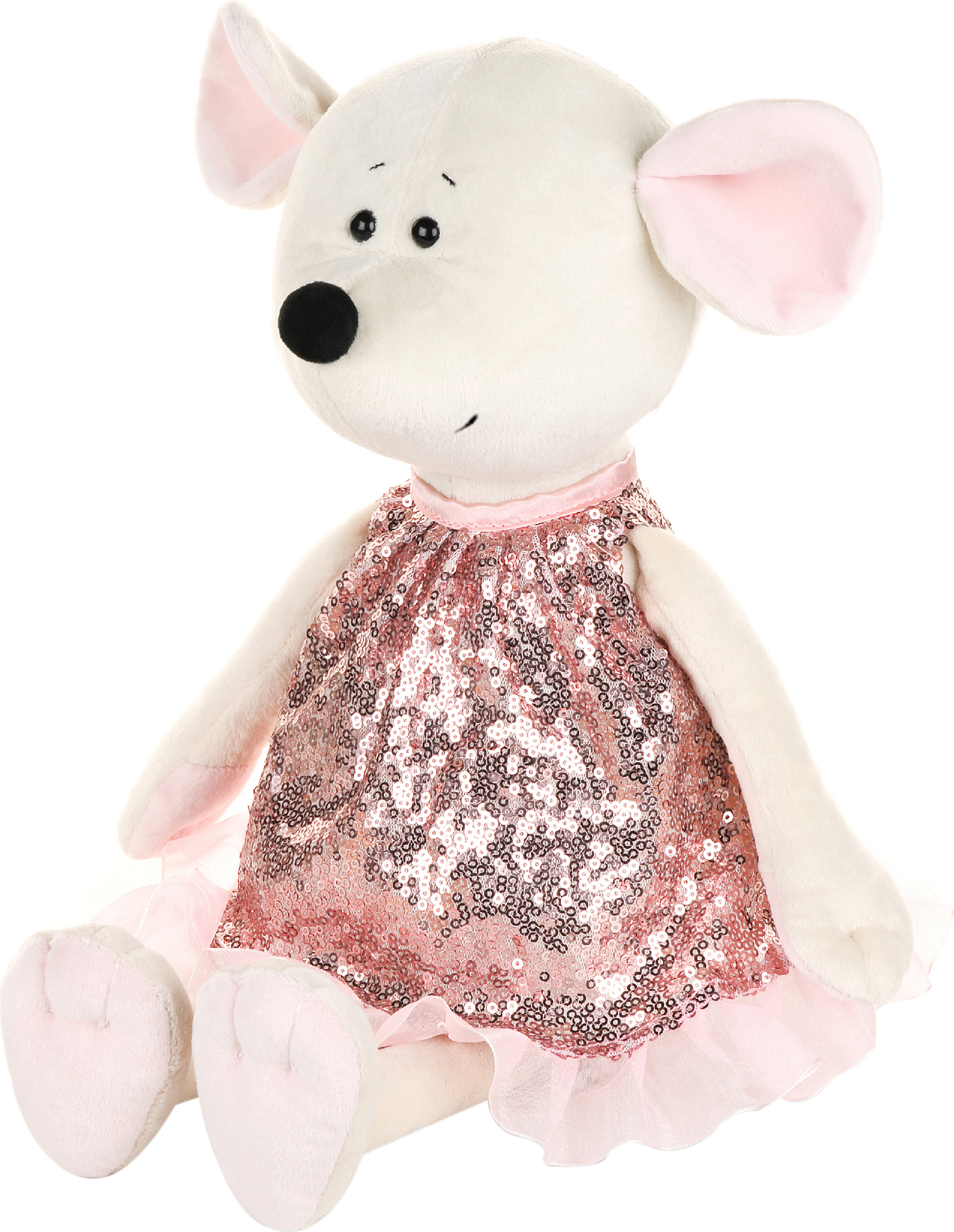 

Мышка Maxi Toys Шайни в блестящем платье 21 см (MT-MRT021918-21)