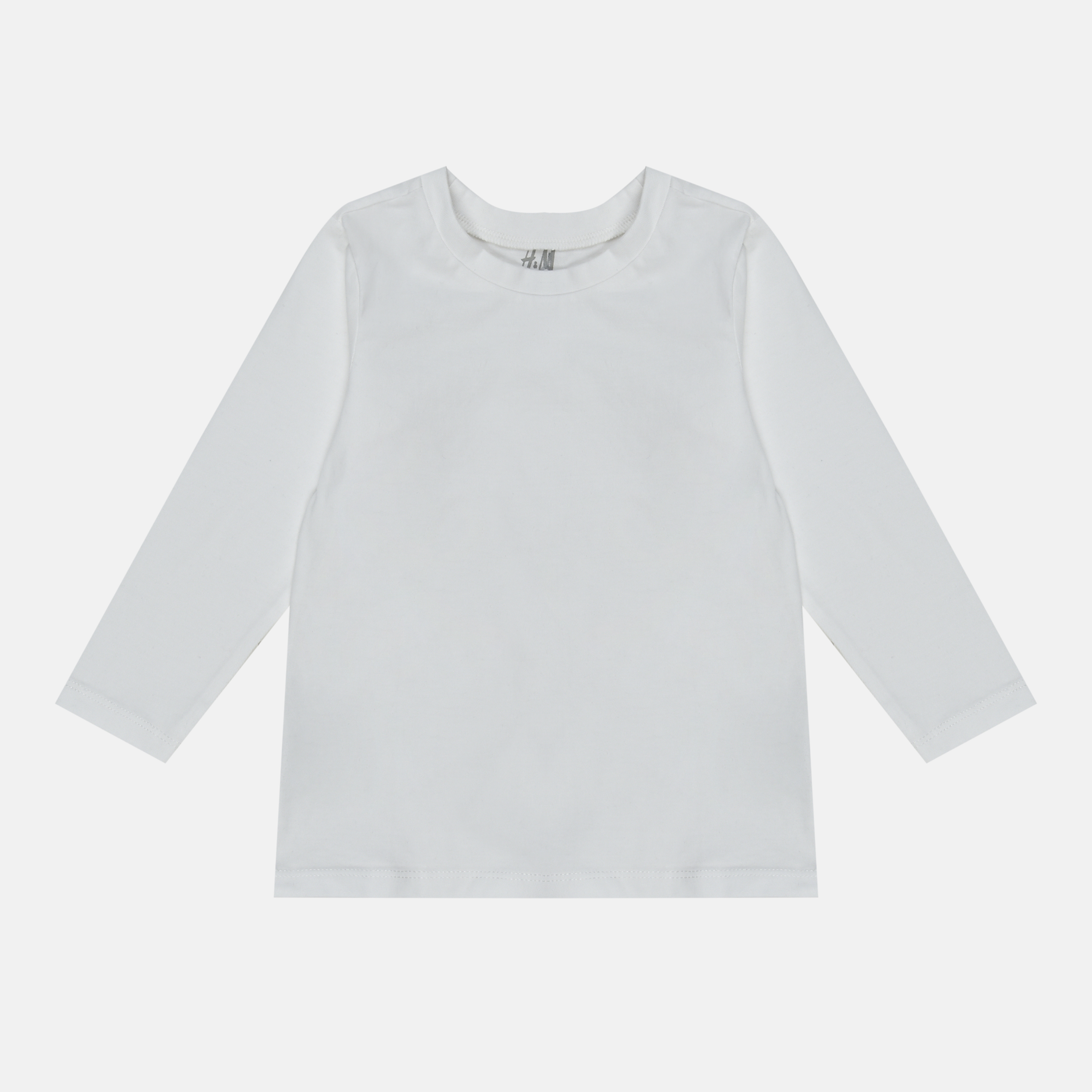 

Футболка с длинными рукавами H&M 1103-7321919 86 см Белая