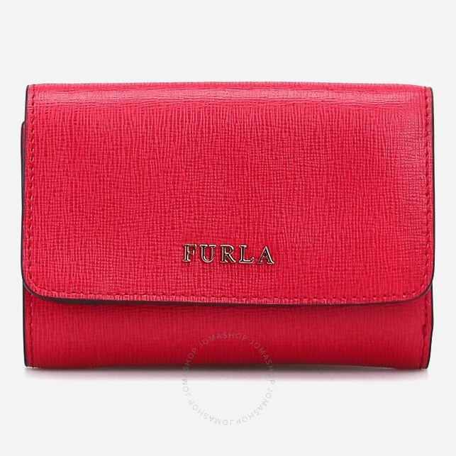 

Женский кожаный кошелек Furla Babylon S Compact Wallet Trifold - Vitello Красный