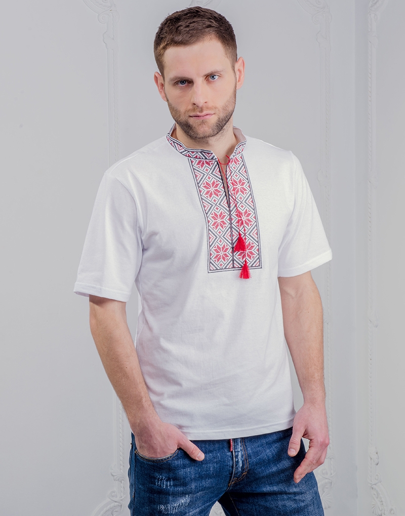 

Футболка з вишивкою Етно-Сіті S Біла (260/S)
