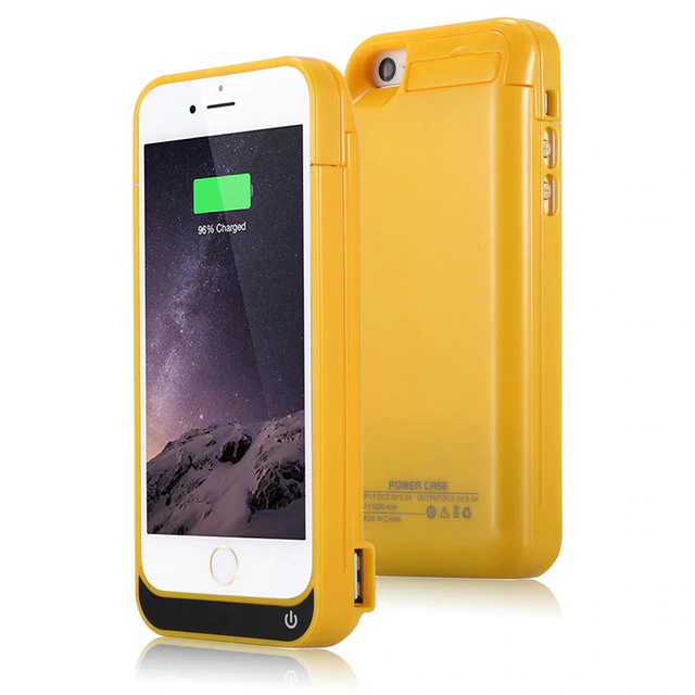

Чехол аккумулятор iBattery для iPhone 5/5C/5s/SE 4200 mAh yellow