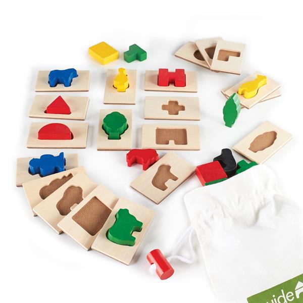 

Детский деревянный 3D-Пазл Guidecraft Manipulatives Форма и текстура