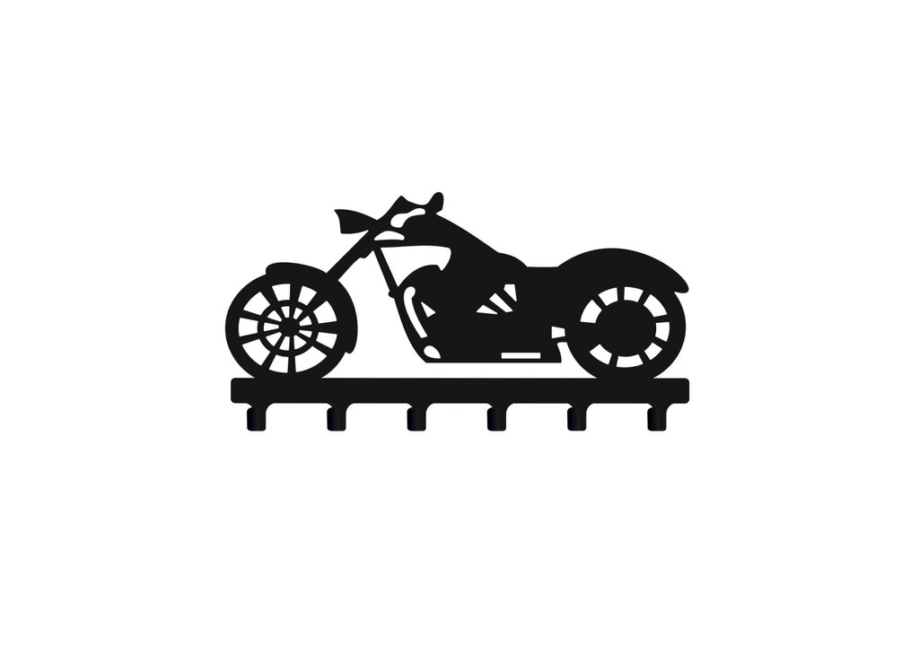 

Металлическая вешалка R.M.P. Мотоцикл 31 х 60 х 3 см (W24/60/C)