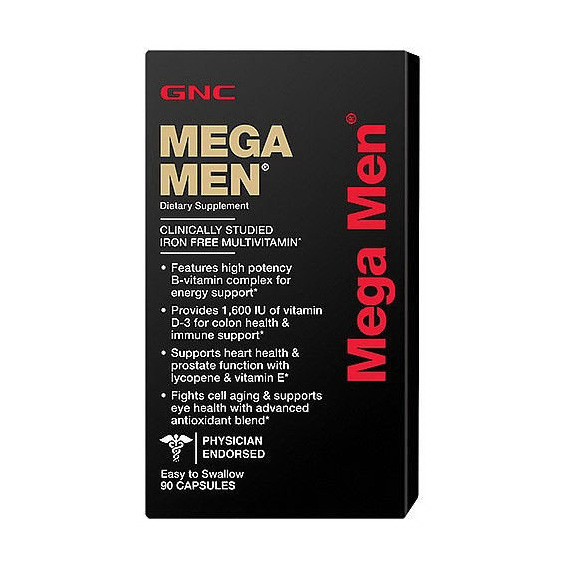 

Витамины GNC Mega Men 90 таб Без вкуса (1981f51)