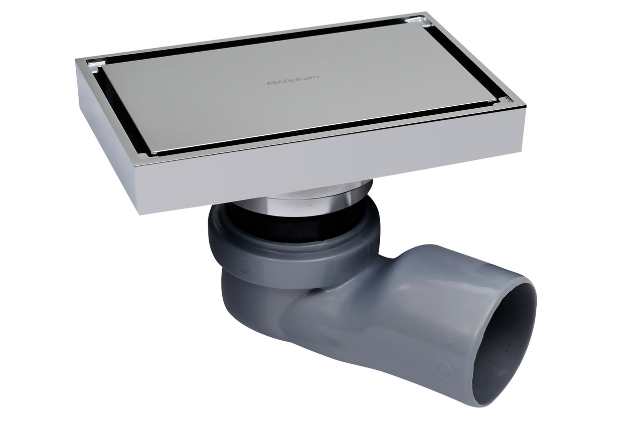 

G8 Трап сливной MAGdrain WC04G50-G матовый никель, 90х140 мм H-80