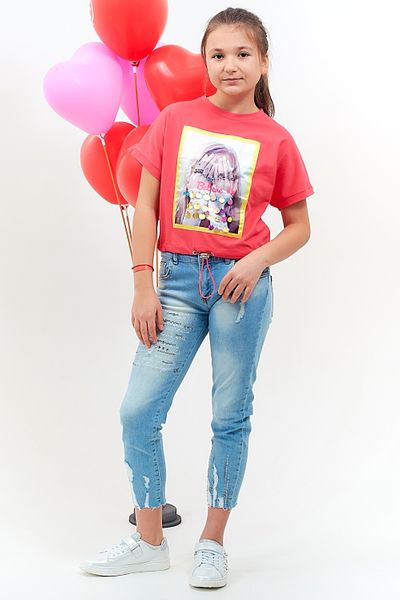 

Футболка Marions MEL-9212-1 140 см кораловий