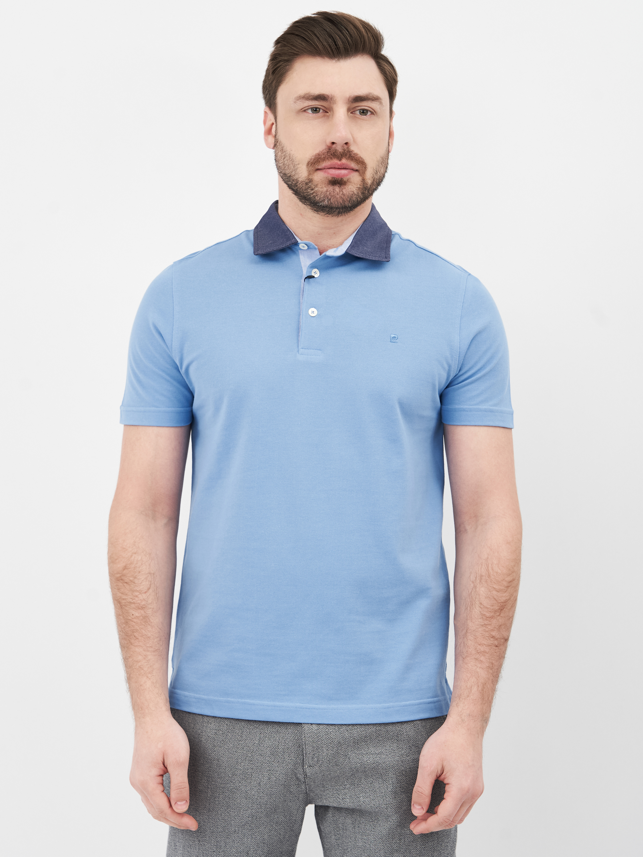 

Поло Pierre Cardin 10703.1  Голубое, Поло Pierre Cardin 10703.1 XL Голубое