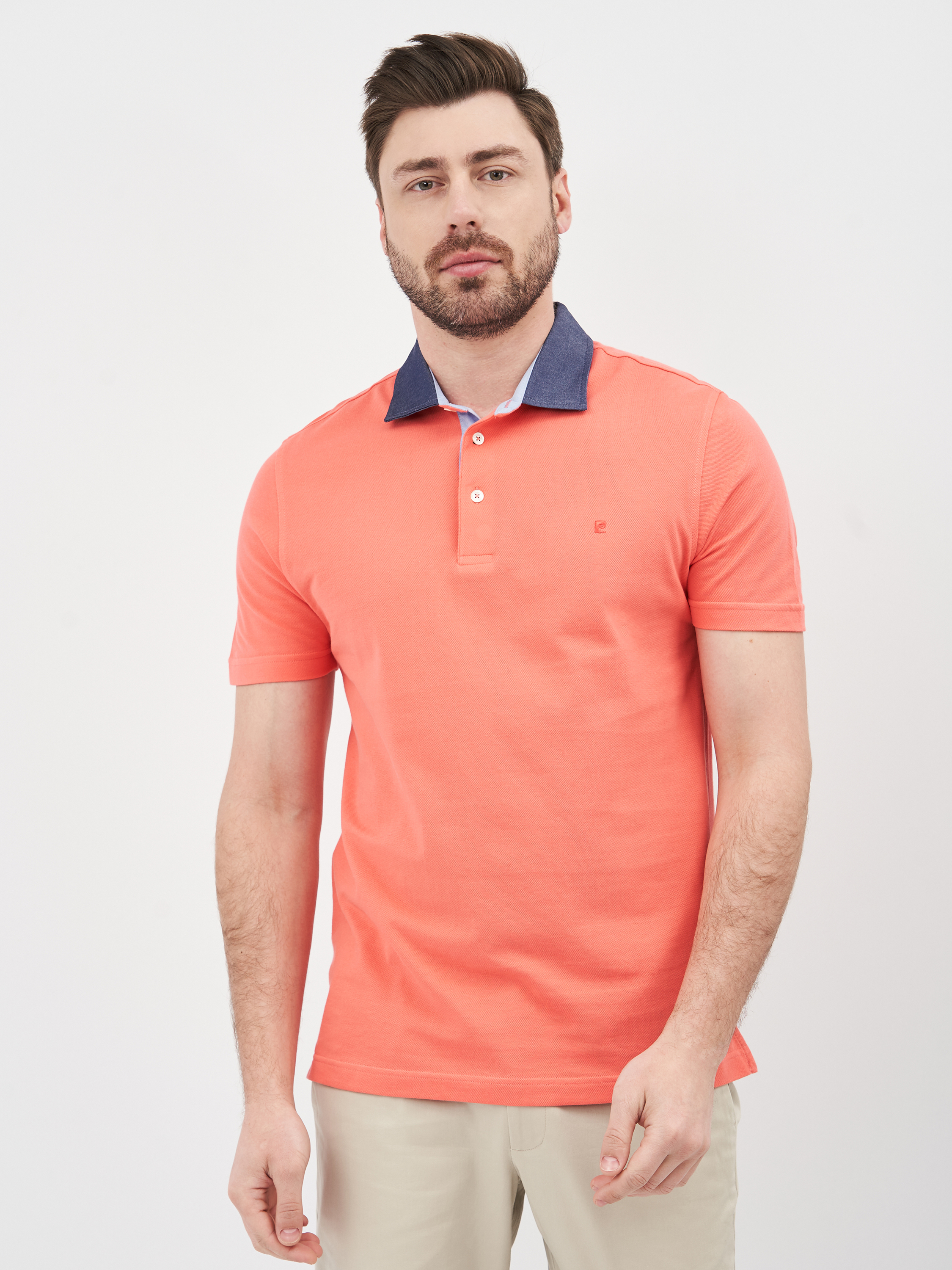 

Поло Pierre Cardin 10703.2  Коралловое, Поло Pierre Cardin 10703.2 L Коралловое