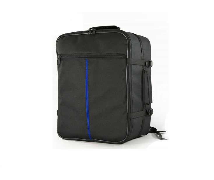 

Рюкзак для ручной клади Empirebags C9 под Wizz Air 55 х 40 х 23 см, черный с синим (JS3178)