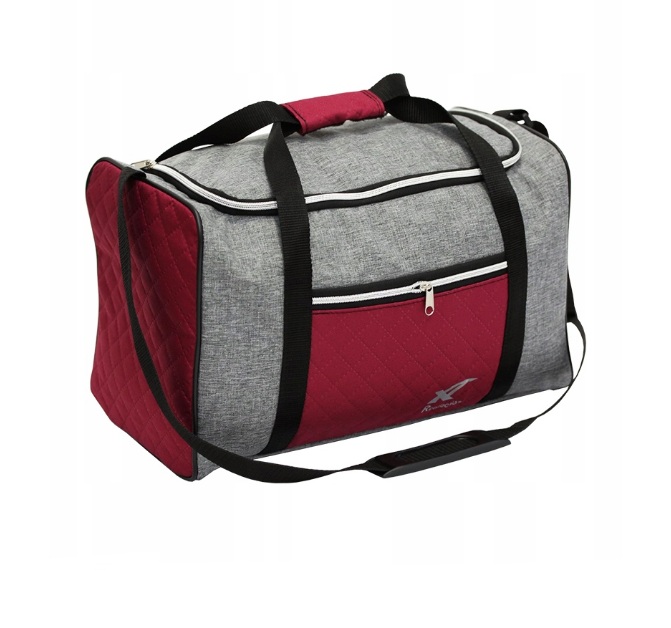 

Сумка для ручной клади Rcollection под Ryanair 40 х 20 х 25 см, серая с красным (JS4387)