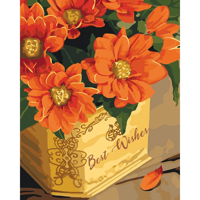 

Картина по номерам Идейка КНО3031 40*50 см Best wishes