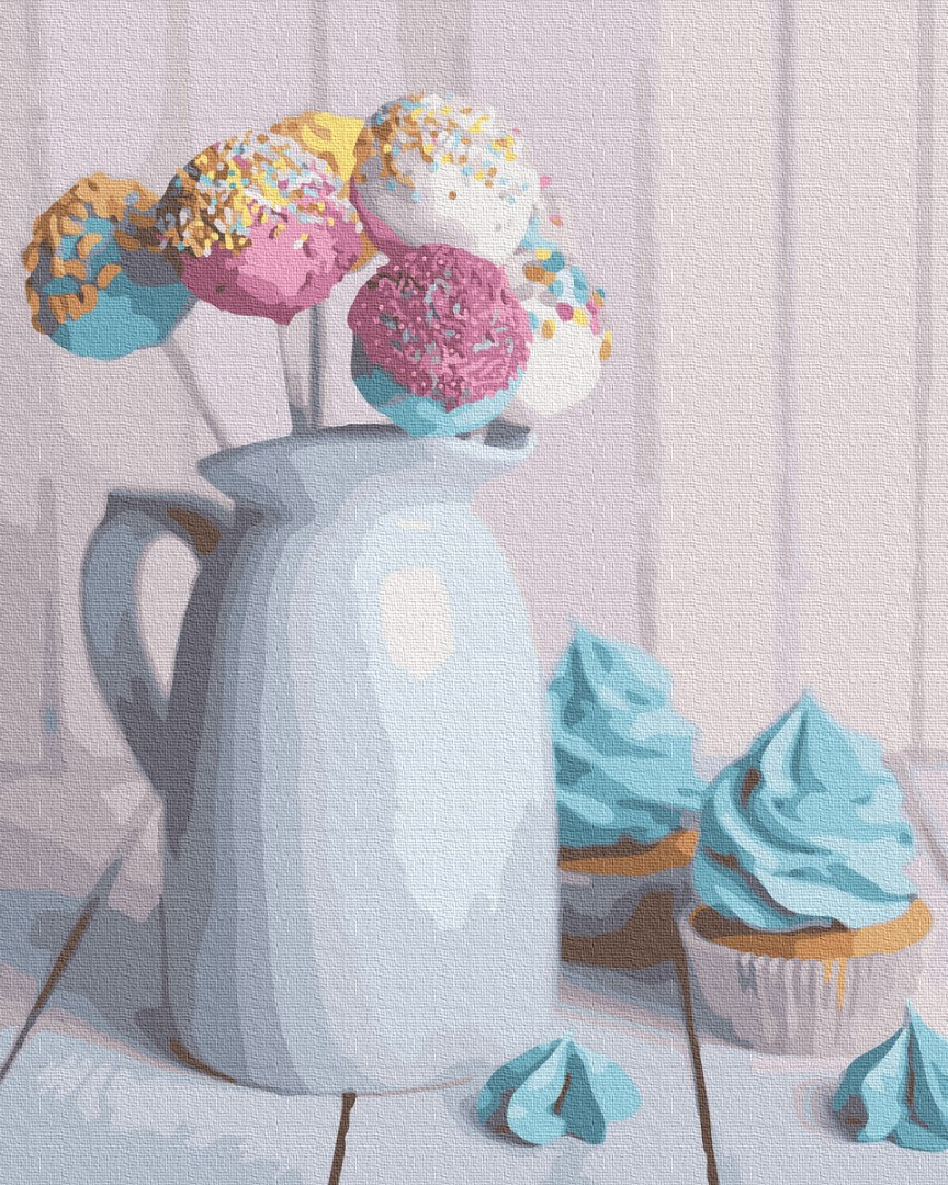 

Картина по номерам BrushMe GX38499 40*50 cм Воздушные десерты