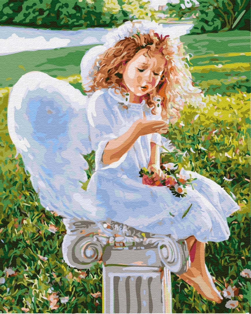 

Картина по номерам BrushMe GX31186 40*50 cм Маленький ангел