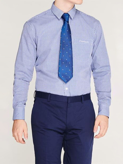 

Рубашка с галстуком Pierre Cardin 558217-50 XL Blue-Wht Ging