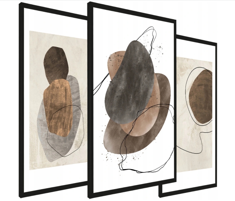 

Модульная картина постер Абстракция 3в1 (триптих) в раме 99 х 45 см современная живопись, фотокартина