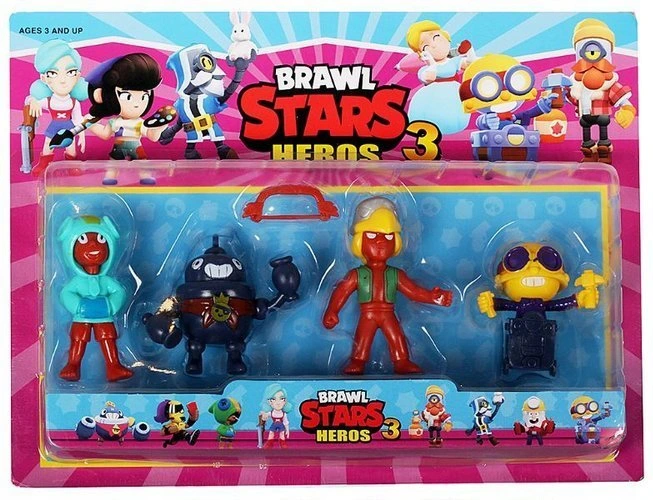 

Набор фигурок коллекционный Brawl Stars 4 шт (8657742364)