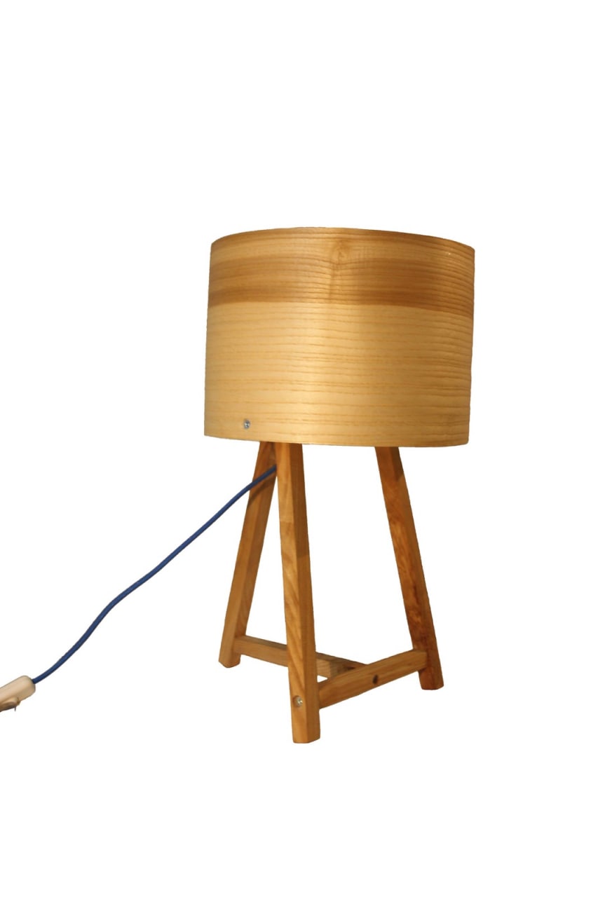 

Настольная лампа светильник в стиле лофт деревянный Woodidea Lamp Eco S 0.3 м Бежевый (wdi_t2m)