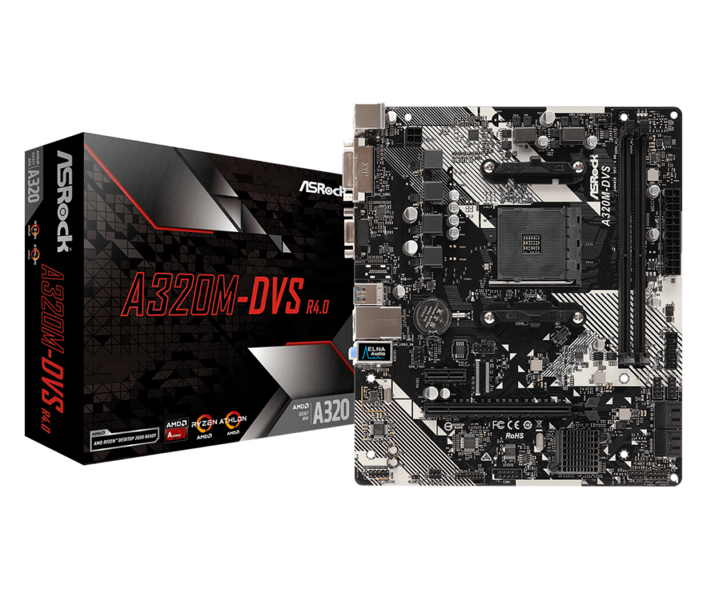 

Материнська плата ASRock A320M-DVS R4.0 Socket AM4