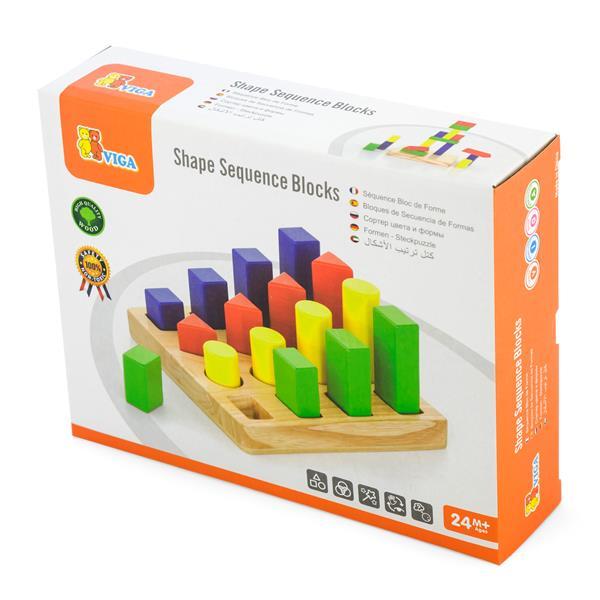 

Деревянный сортер Viga Toys Фигуры и размеры (51367)