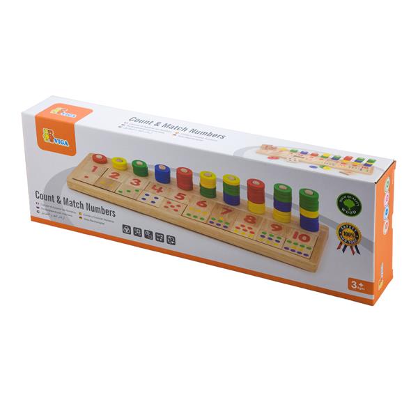 

Деревянный обучающий набор Viga Toys Цифры и счет (59072)