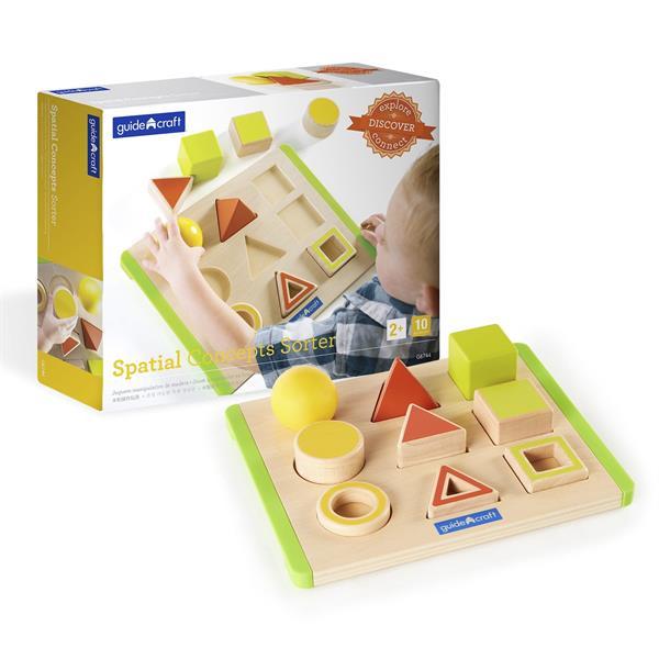 

Деревянный сортер Guidecraft Manipulatives Фигуры в пространстве (G6744)