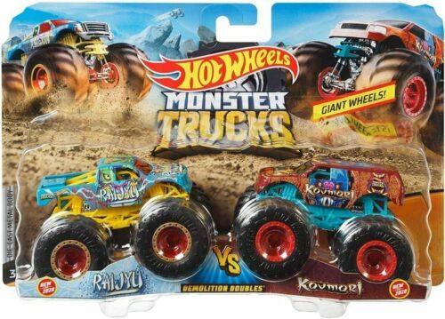 

Машинки Хот Вилс Райджю против Ковмори Монстр Трак Monster Trucks Raijyu VS Kovmori Hot Wheels GJF66