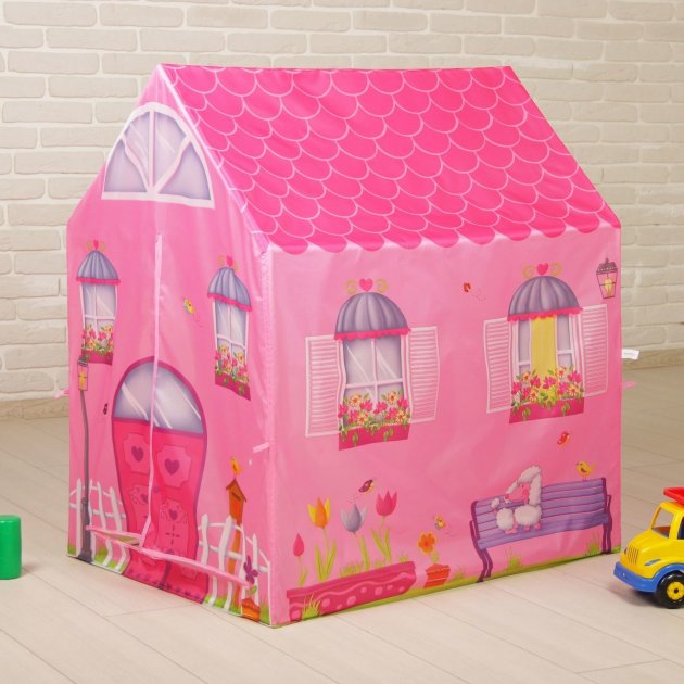 

Детская игровая палатка WOW Princess Home Игровой домик для девочки Розовый